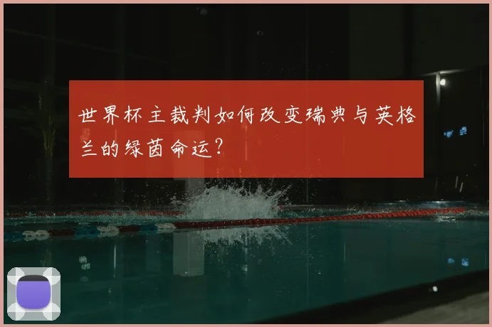 世界杯主裁判如何改变瑞典与英格兰的绿茵命运？