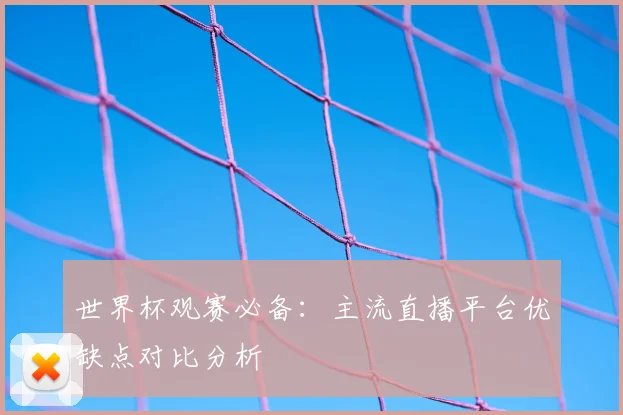 世界杯观赛必备：主流直播平台优缺点对比分析